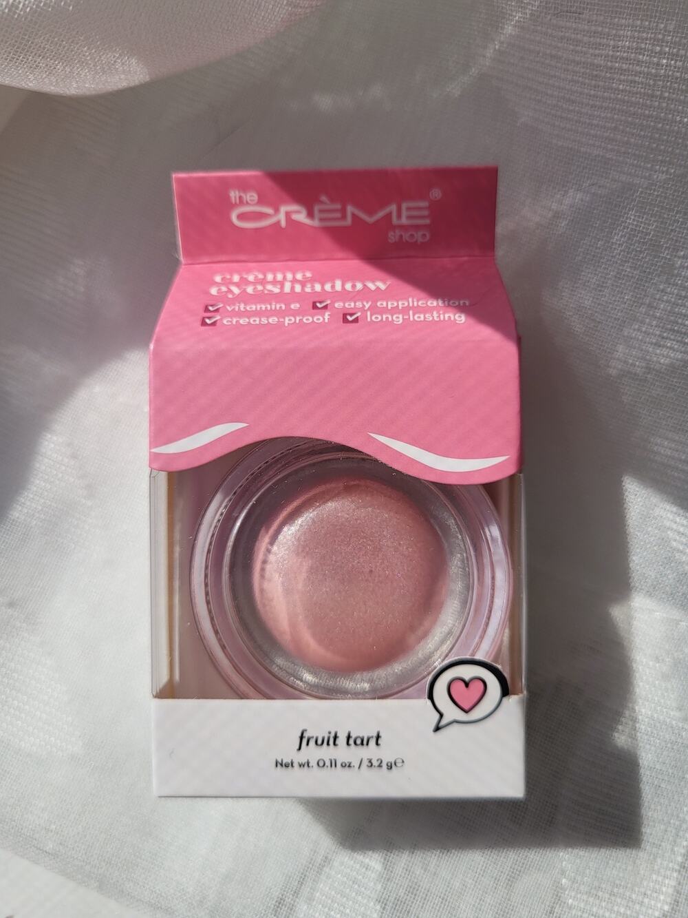 NIB The Crème Shop Crème Eyeshadow - Fruit Tart | Long-Lasting & Crease-Proof